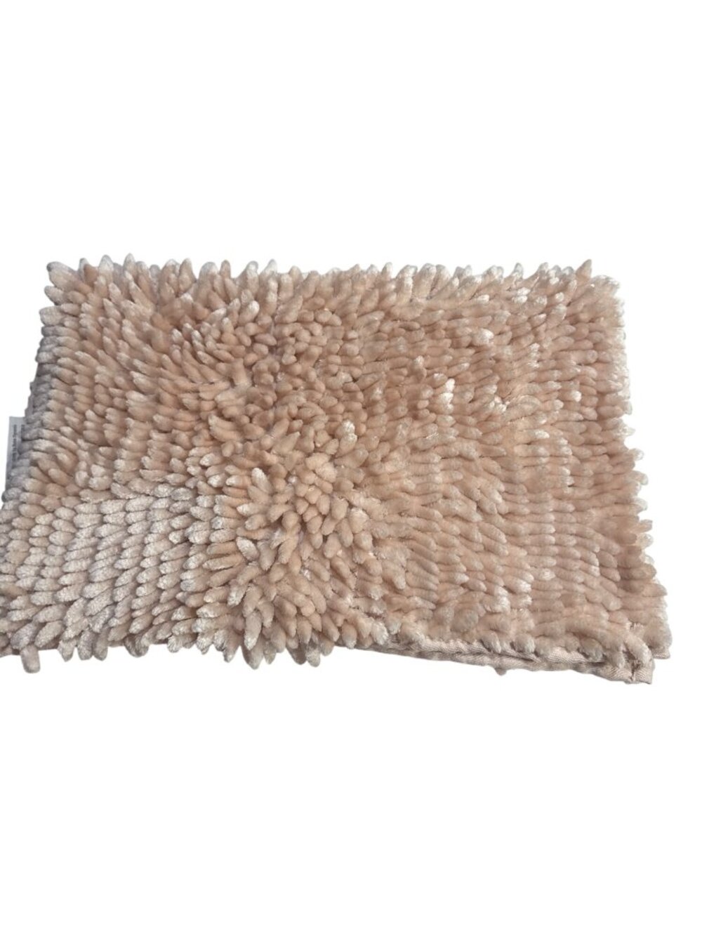 Shabby Chic Blush Pink Chenille Bath Rug 24x38 Soft Plush Non-Slip Absorbent Mat